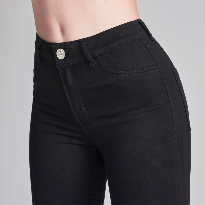 Seven Jeans Pantalón Dama Super Skinny Cintura Media Push Up 7032NGRO