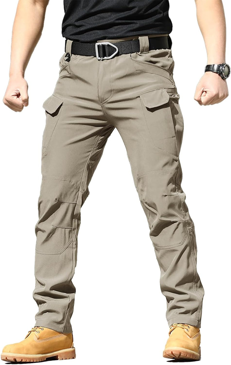 Pantalones de Asalto tácticos para Hombre, Pantalones de Trabajo tácticos Militares para Hombre, Antidesgarro，Impermeable，para Trabajo, Senderism