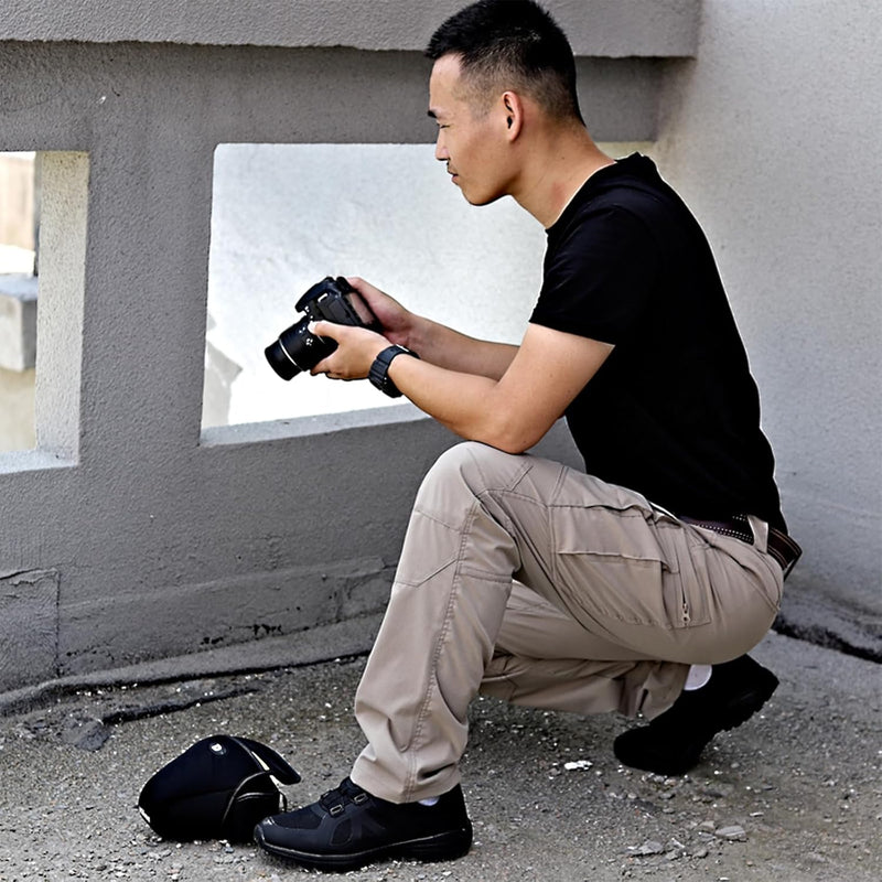 Pantalones de Asalto tácticos para Hombre, Pantalones de Trabajo tácticos Militares para Hombre, Antidesgarro，Impermeable，para Trabajo, Senderism