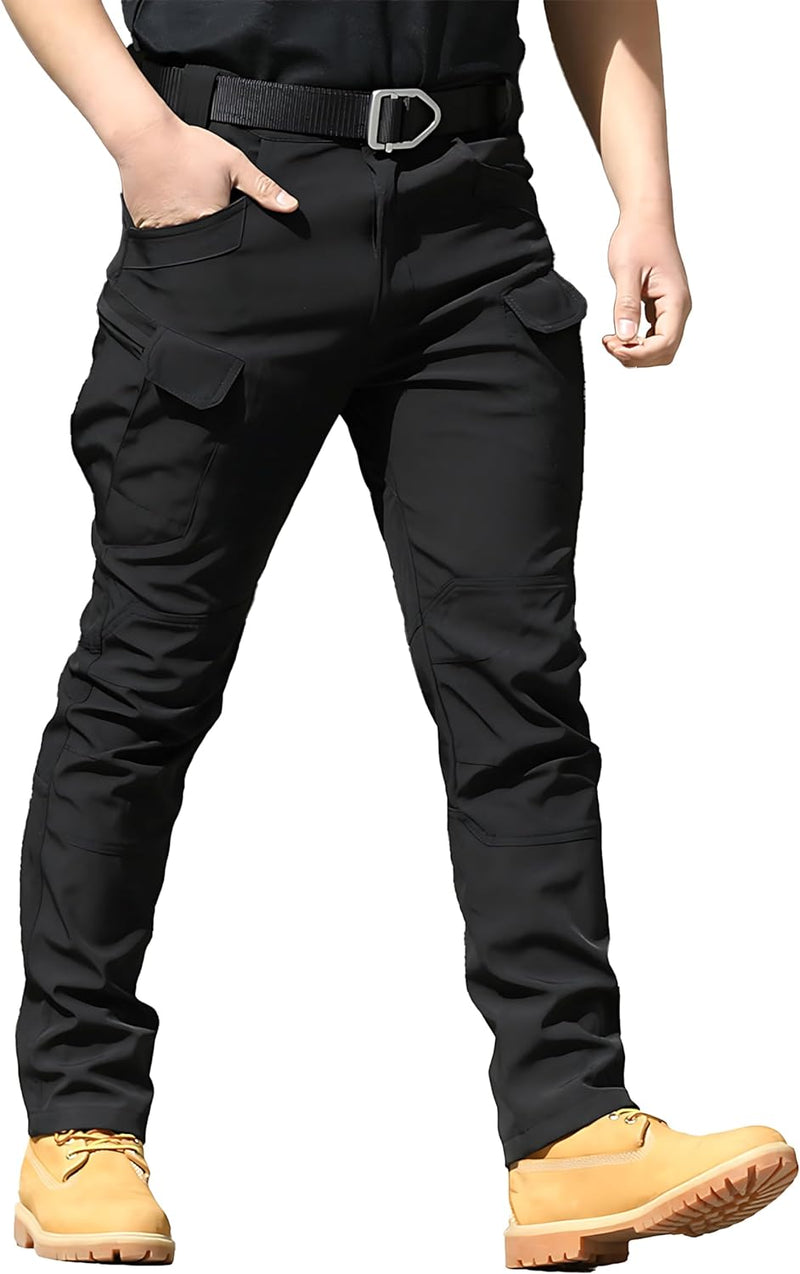 Pantalones de Asalto tácticos para Hombre, Pantalones de Trabajo tácticos Militares para Hombre, Antidesgarro，Impermeable，para Trabajo, Senderism