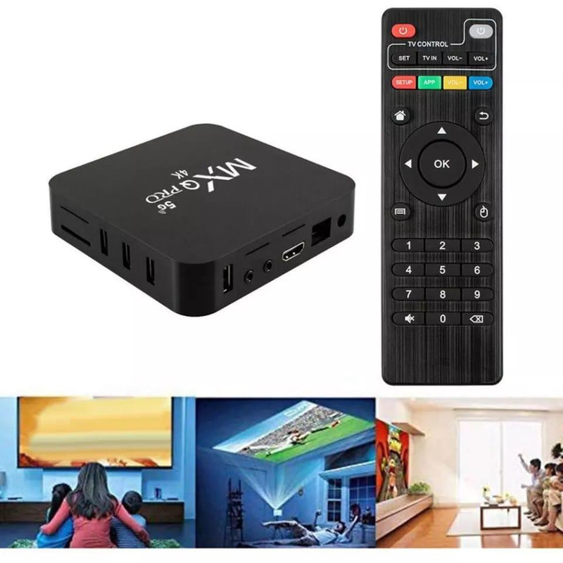 TV Box MXQ Pro 4K - 2.000 Canales Disponibles y Sin Mensualidad