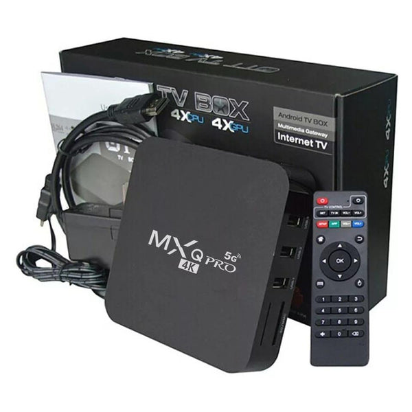 TV Box MXQ Pro 4K - 2.000 Canales Disponibles y Sin Mensualidad