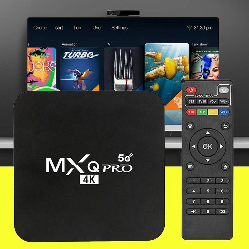 TV Box MXQ Pro 4K - 2.000 Canales Disponibles y Sin Mensualidad